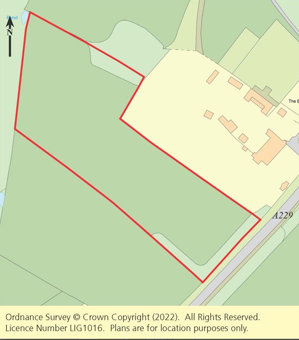 Lot: 36 - 4.57 ACRE PARCEL OF LAND WITH ROAD FRONTAGE -